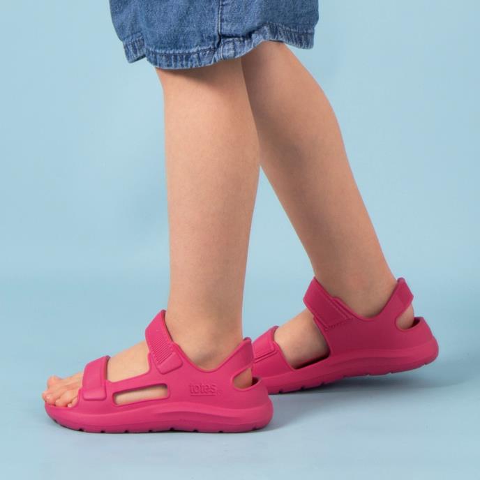totes® SOLBOUNCE Kids Sport Sandal Pink